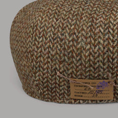 8-Panel Schiebermütze Harris Tweed