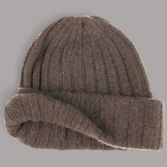 Brown Cashmere Beanie