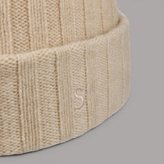 Bonnet en cachemire non teint - durable