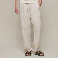 Unisex Hose mit Kordelzug Light Stone