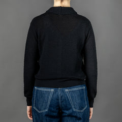 Women's Cardigan with Shawl Collar, Black