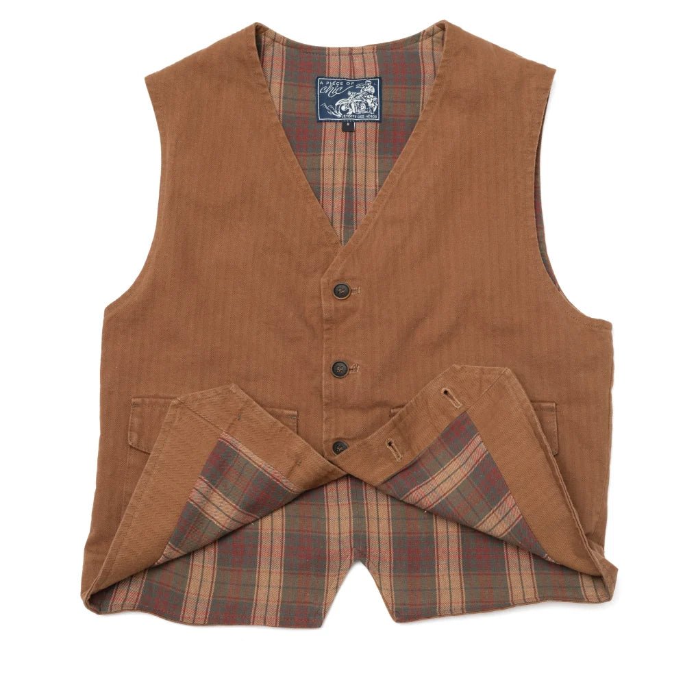 A Piece of ChicElegant Weste HBT RustWestenBritish Parts Luzern