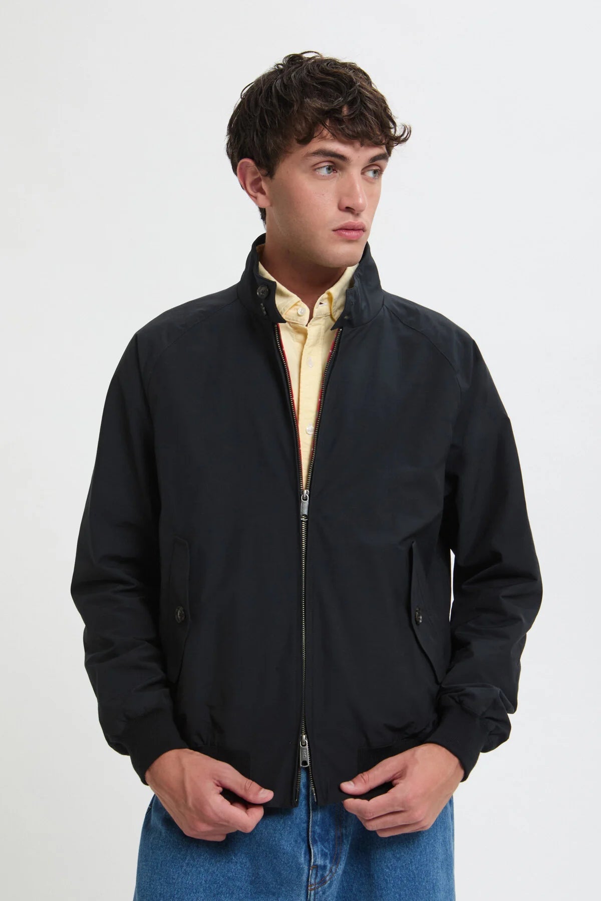 BaracutaG9 Harrington Jacke dark navyJackenBritish Parts Luzern