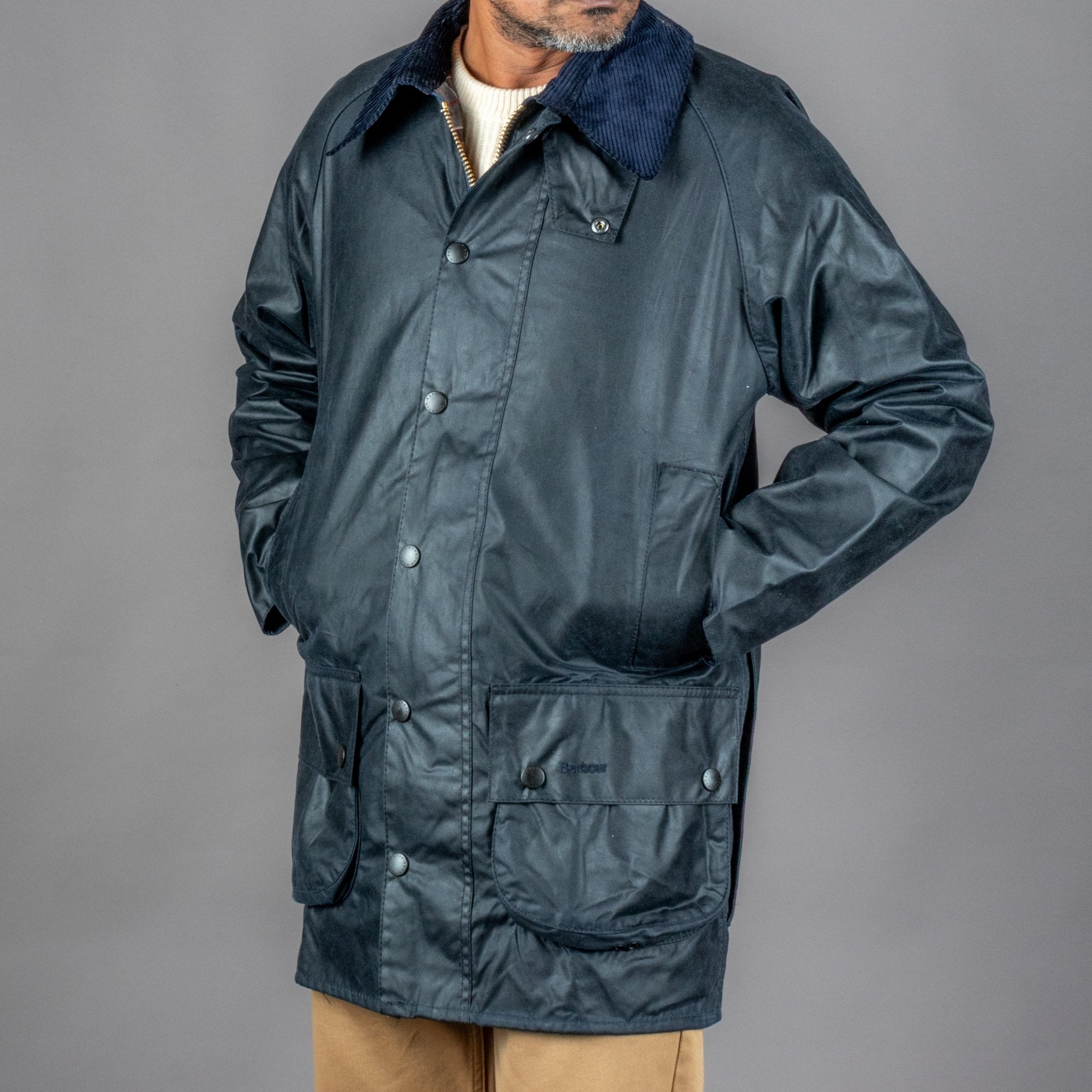 Barbour InternationalBeaufort Wax Jacket NavyJackenBritish Parts Luzern