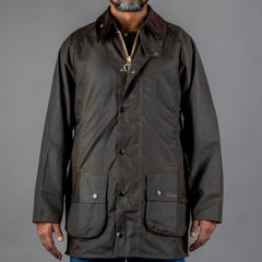 Barbour InternationalClassic Beaufort® Wax Jacket OliveJackenBritish Parts Luzern