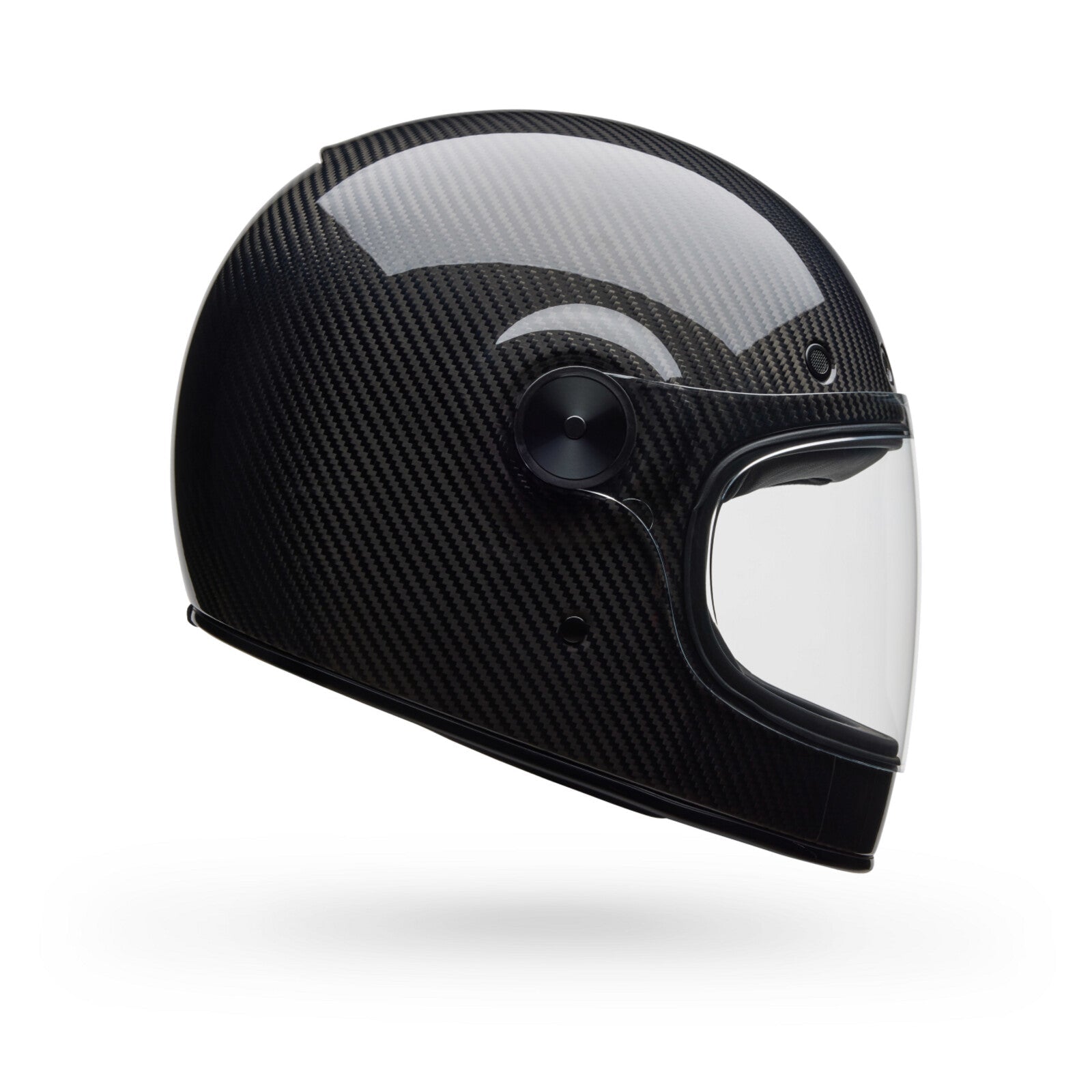 Bell Helmets Bullitt GT Carbon Motorcycle Helmet Solid Black Helmet British Parts Lucerne