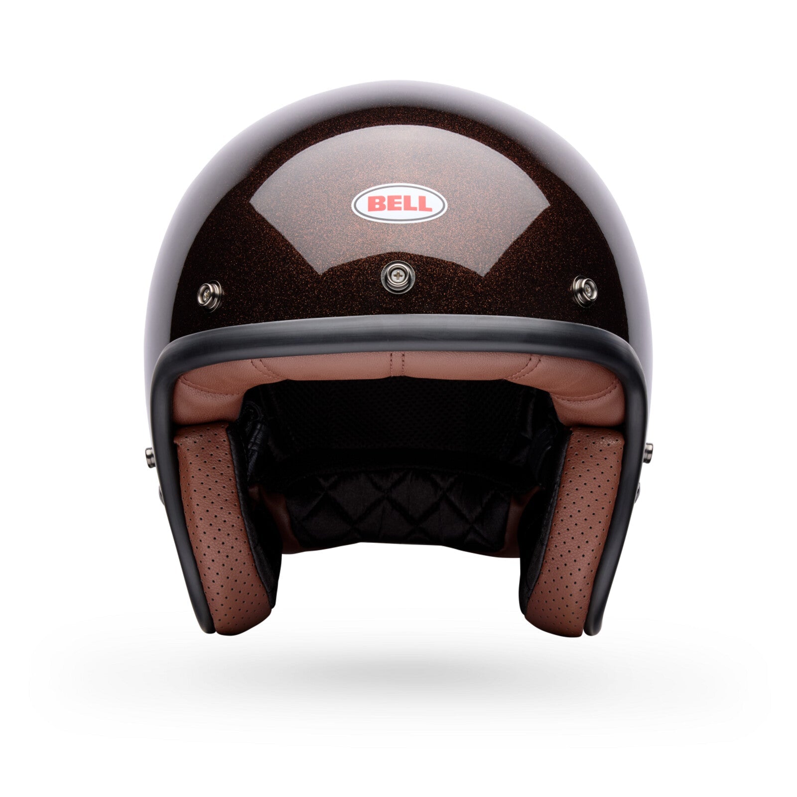 Bell Helmets Custom 500 Motorcycle Helmet, Flake Red, HelmBritish Parts Lucerne