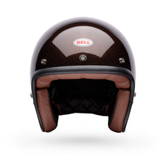 Bell Helmets Custom 500 Motorcycle Helmet, Flake Red, HelmBritish Parts Lucerne