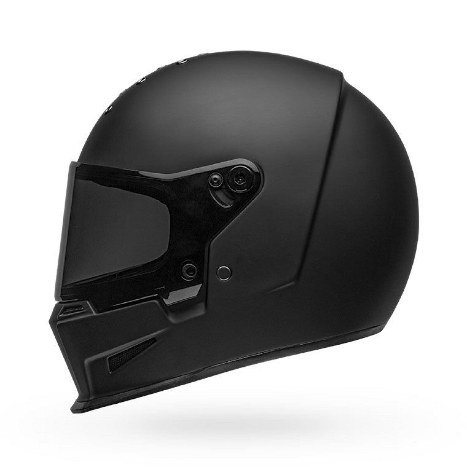 Bell Helmets Eliminator Motorcycle Helmet, Solid Matte Black, Helmet, British Parts Lucerne
