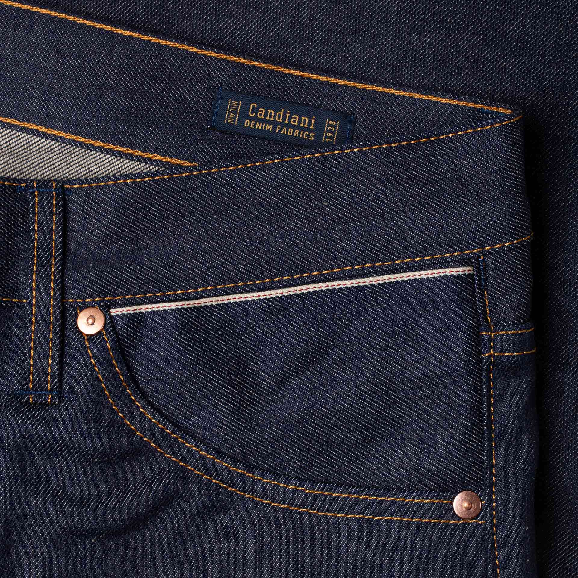 BenzakB-02 Regular Straight Jeans 14 oz Aged Indigo SelvedgeHosenBritish Parts Luzern
