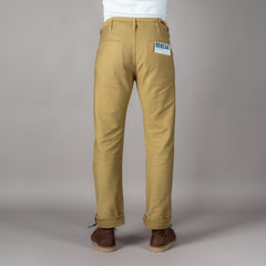 BenzakBC - 03 Straight Chino Golden BrownHosenBritish Parts Luzern