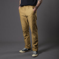 BenzakBC - 03 Straight Chino Golden BrownHosenBritish Parts Luzern