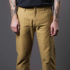 BenzakBC - 03 Straight Chino Golden BrownHosenBritish Parts Luzern