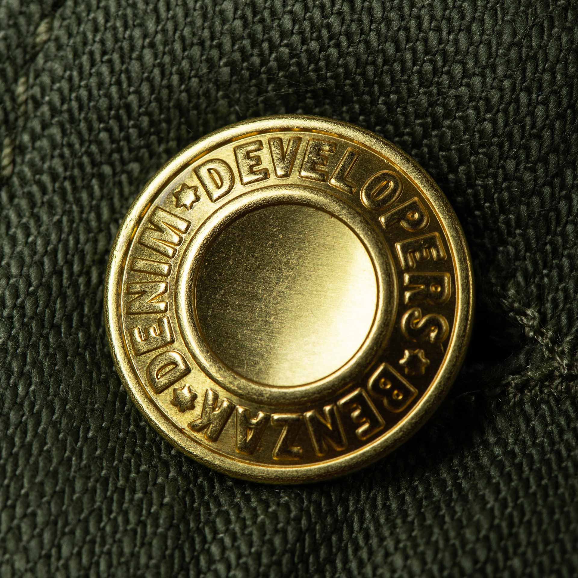 BenzakBC - 03 Straight Chino Military GreenHosenBritish Parts Luzern