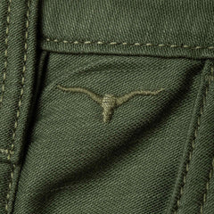 BenzakBC - 03 Straight Chino Military GreenHosenBritish Parts Luzern