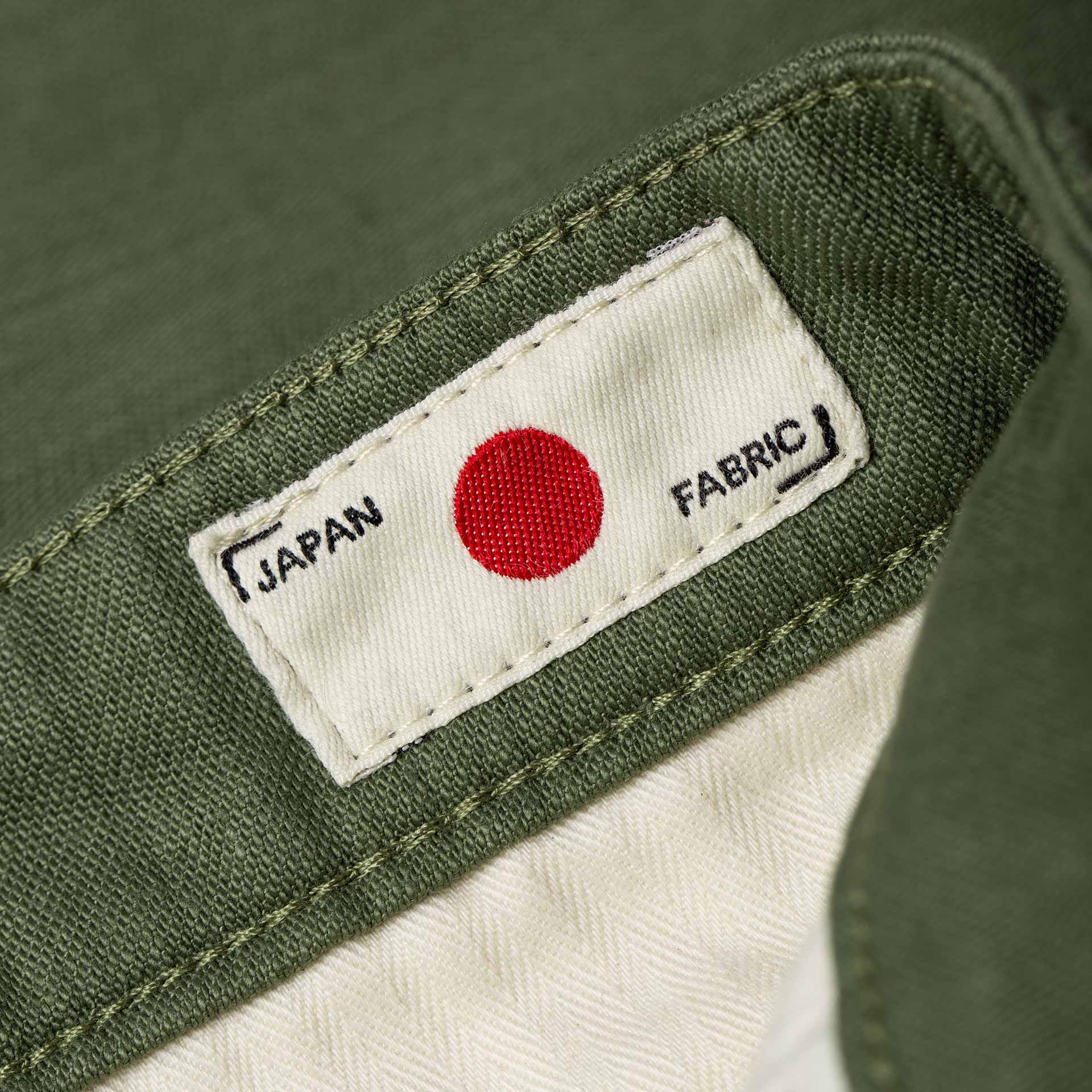 BenzakBC - 03 Straight Chino Military GreenHosenBritish Parts Luzern