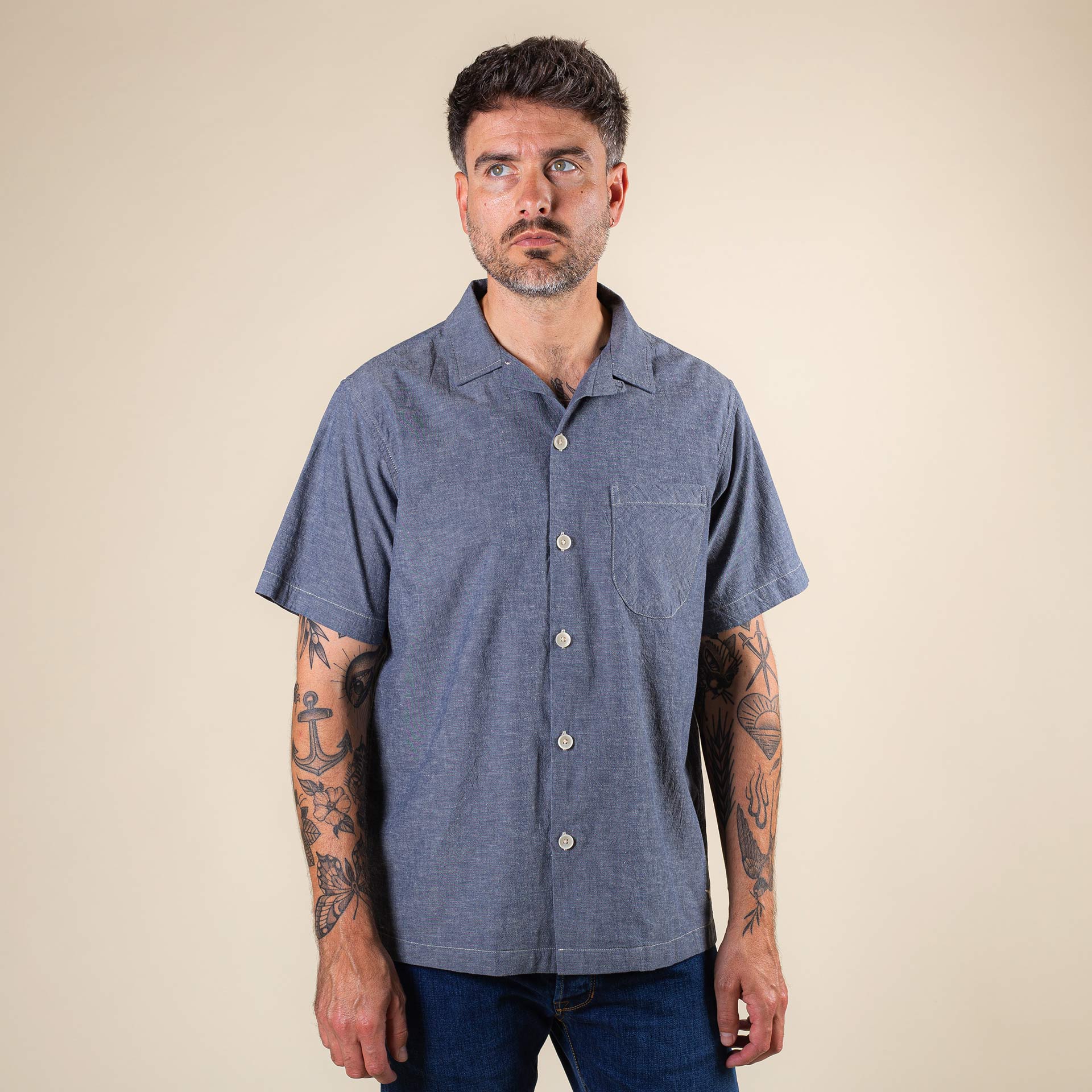 BenzakHoliday Shirt 4oz. ChambrayHemdBritish Parts Luzern