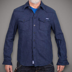 Blaumann JeanshosenÜberhemd Sashiko Japanese DotsHemdBritish Parts Luzern