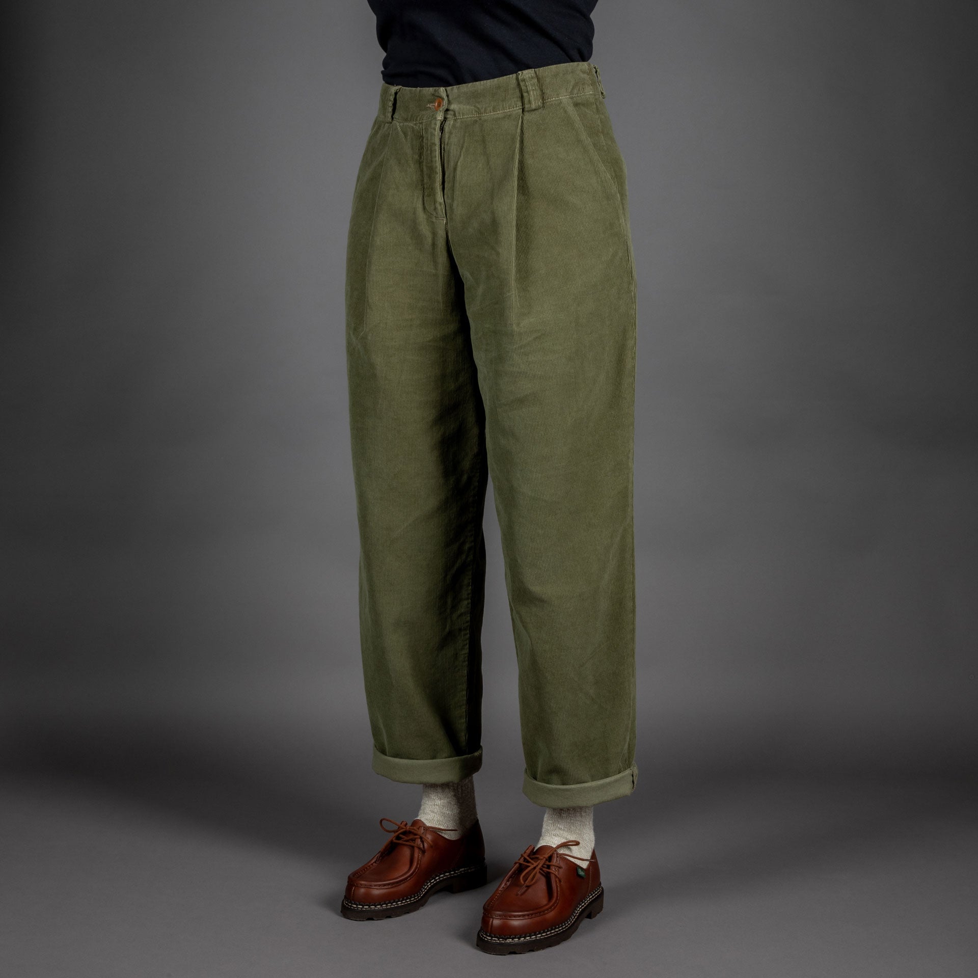 Captain SantorsDamenhose W3302 CP 405 Military GreenFrauenhoseBritish Parts Luzern