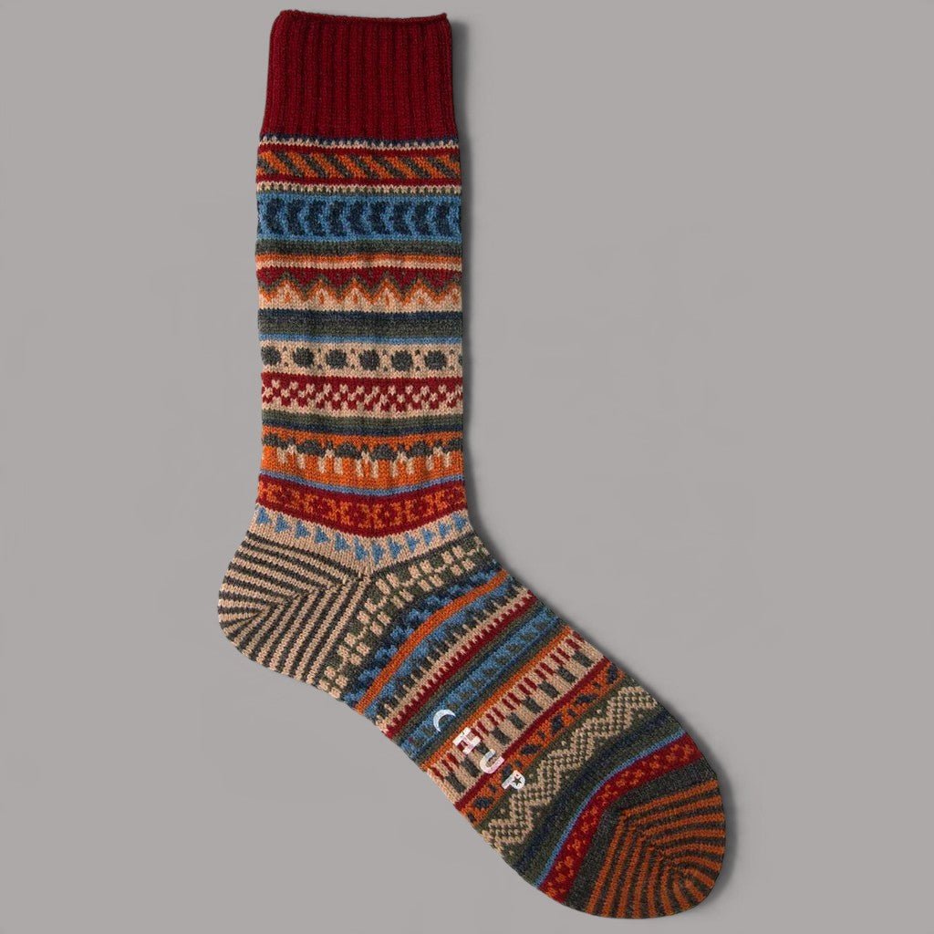 Chup SocksFIABA Wool Socken - CrimsonSockenBritish Parts Luzern