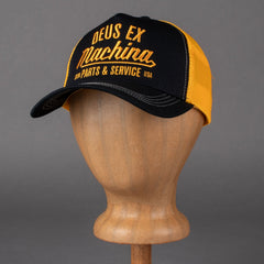Deus Ex MachinaOverbite Trucker Cap Mechanic BlackMützeBritish Parts Luzern
