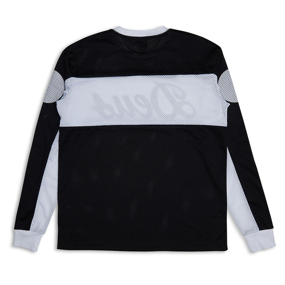 Deus Ex Machina Saber Moto Jersey in Black T-Shirt British Parts Lucerne