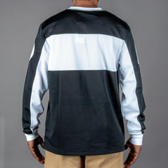 Deus Ex Machina Saber Moto Jersey in Black T-Shirt British Parts Lucerne