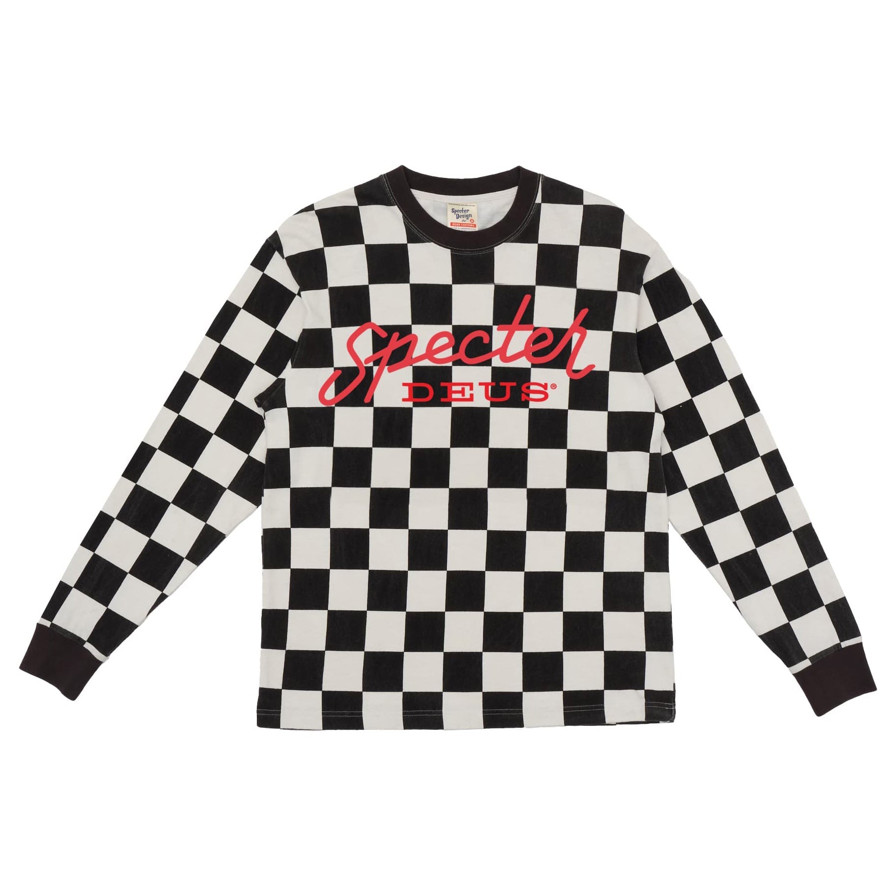 Deus Ex MachinaSpecter Longsleeve Tee Black WhiteT-ShirtBritish Parts Luzern