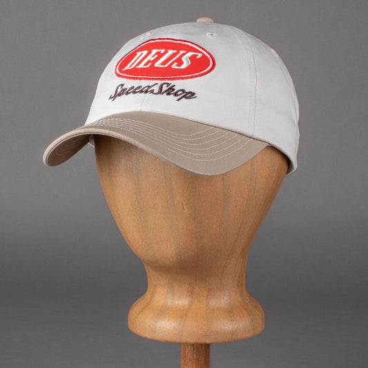 Deus Ex MachinaSpeedshop Cap Dirty WhiteMützeBritish Parts Luzern