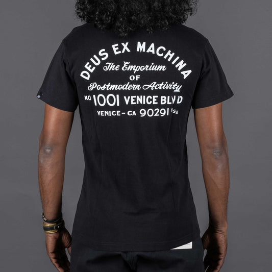 Deus Ex MachinaVenice Address Pocket T-shirt noirT-shirtBritish Parts Luzern