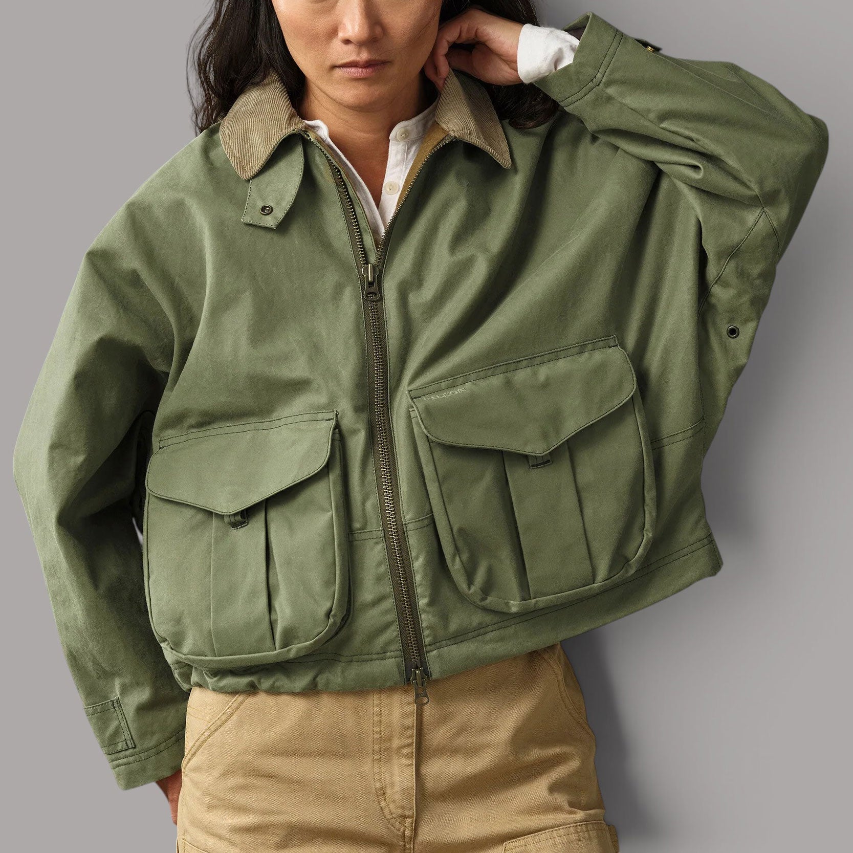 FilsonWomen's Shelter Short Cloth Work JacketJackenBritish Parts Luzern