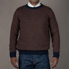 G.R.P.Crew Neck TEC7 Blue-RustPulloverBritish Parts Luzern