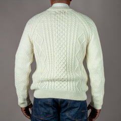 G.R.P.Crewneck Steve EcruPulloverBritish Parts Luzern