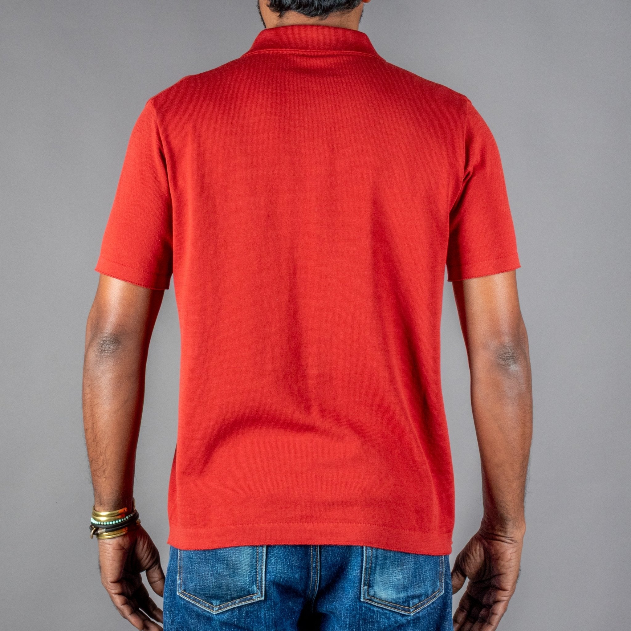 G.R.P.Gestricktes Kurzarm Hemd RustHemdBritish Parts Luzern