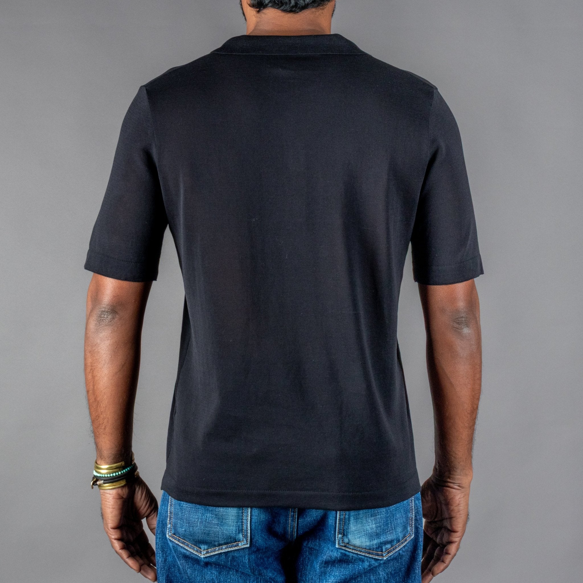 G.R.P.Neo Polo Kurzarm SchwarzT-ShirtBritish Parts Luzern