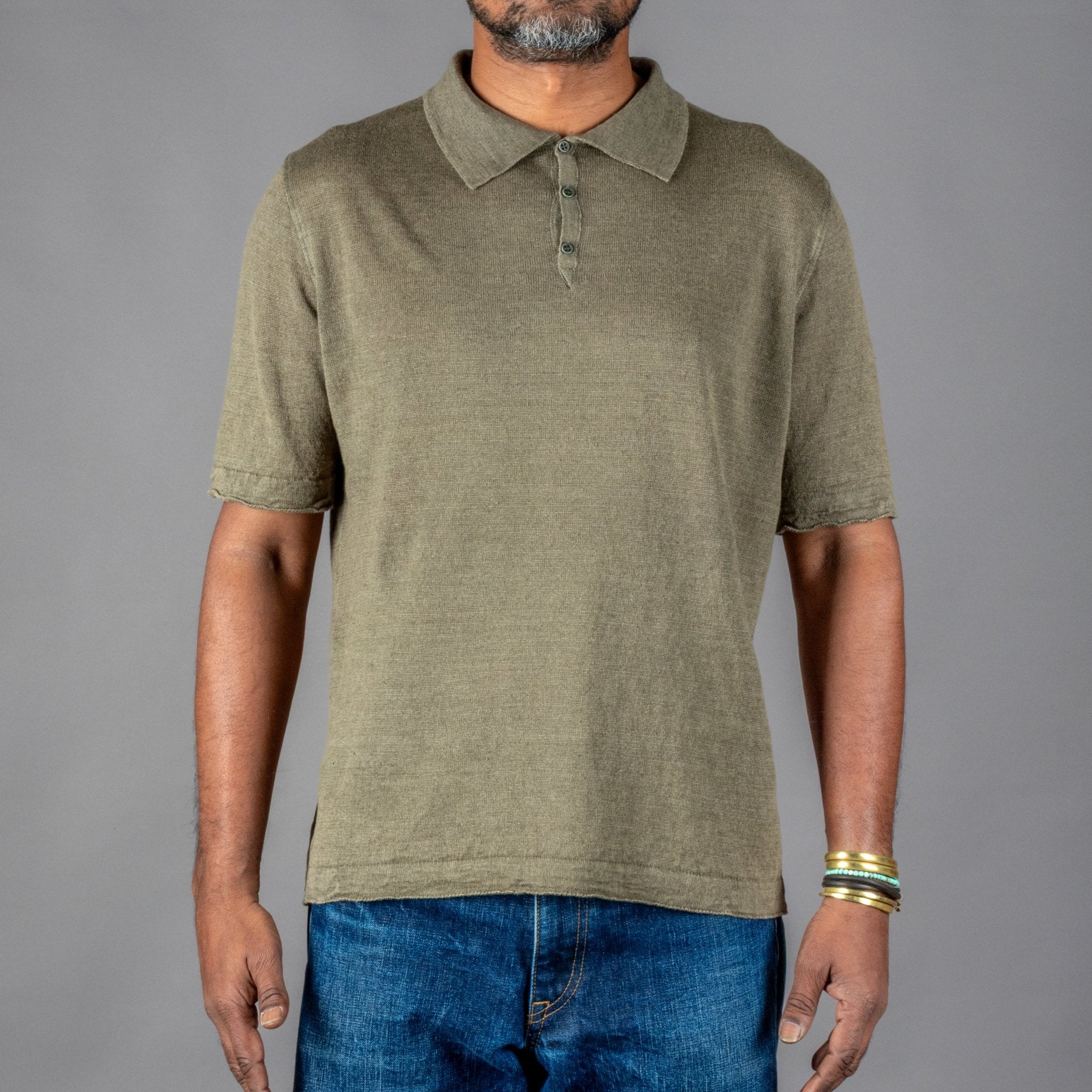 G.R.P.Sailor Polo Kurzarm Military GreenT-ShirtBritish Parts Luzern