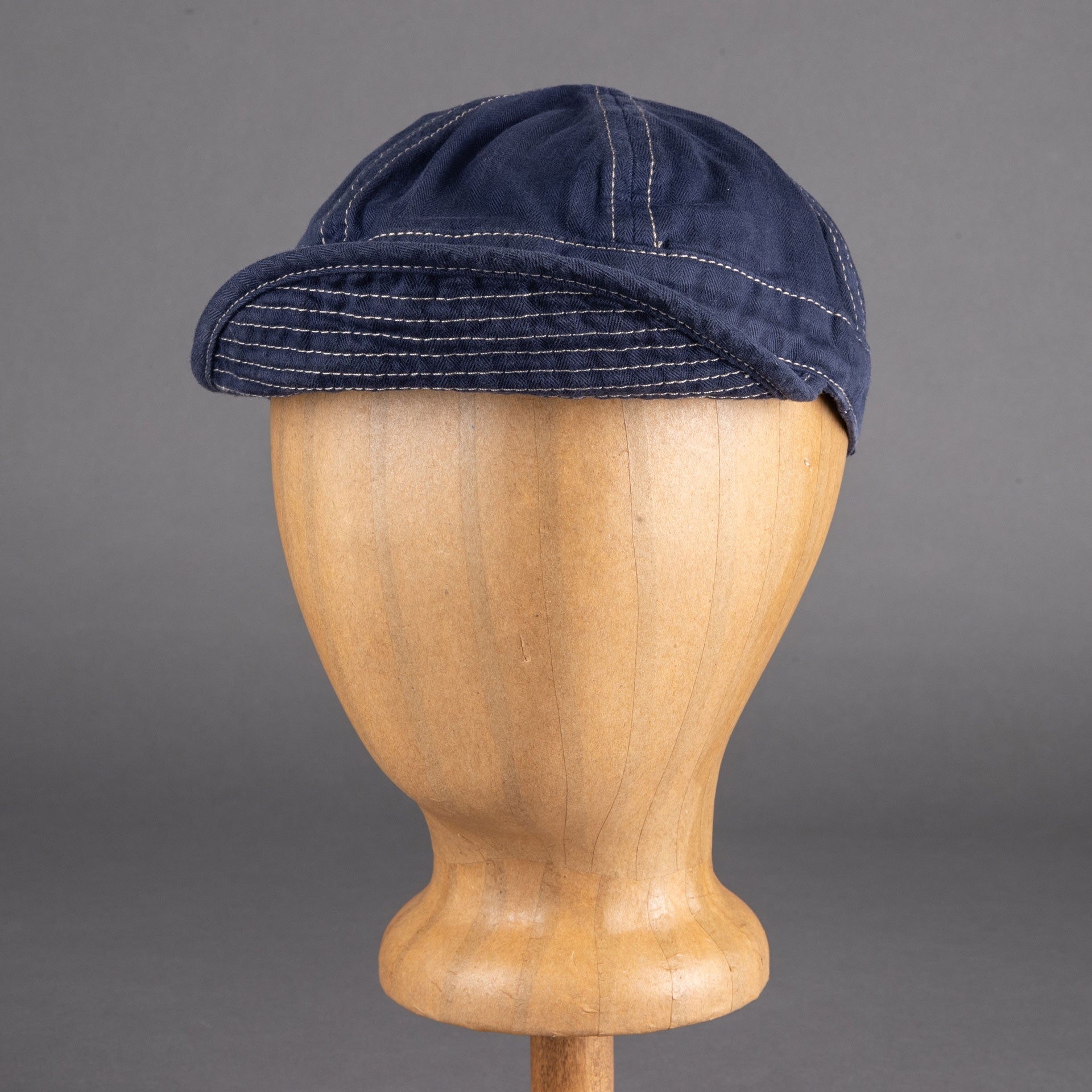 Hen's TeethHerringbone Cap BlueMützeBritish Parts Luzern