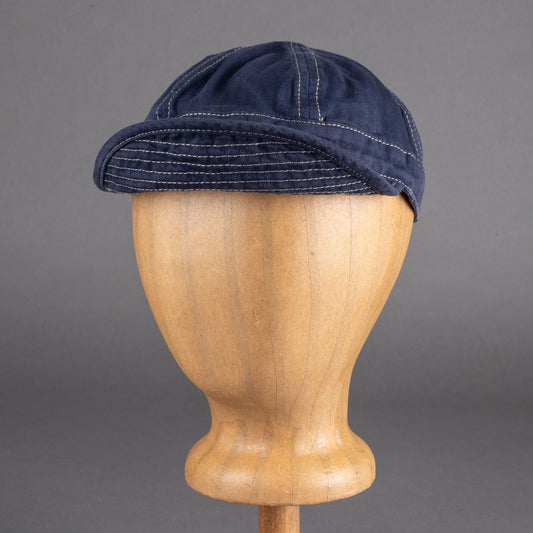 Hen's TeethHerringbone Cap BlueMützeBritish Parts Luzern