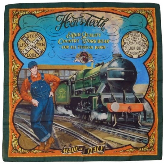 Hen's TeethRailway BandanaÉcharpeBritish Parts Lucerne