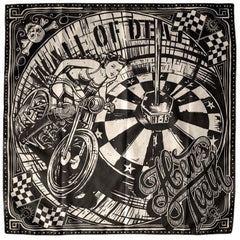 Hen's TeethWall of Death Bandana BlackHalstuchBritish Parts Luzern