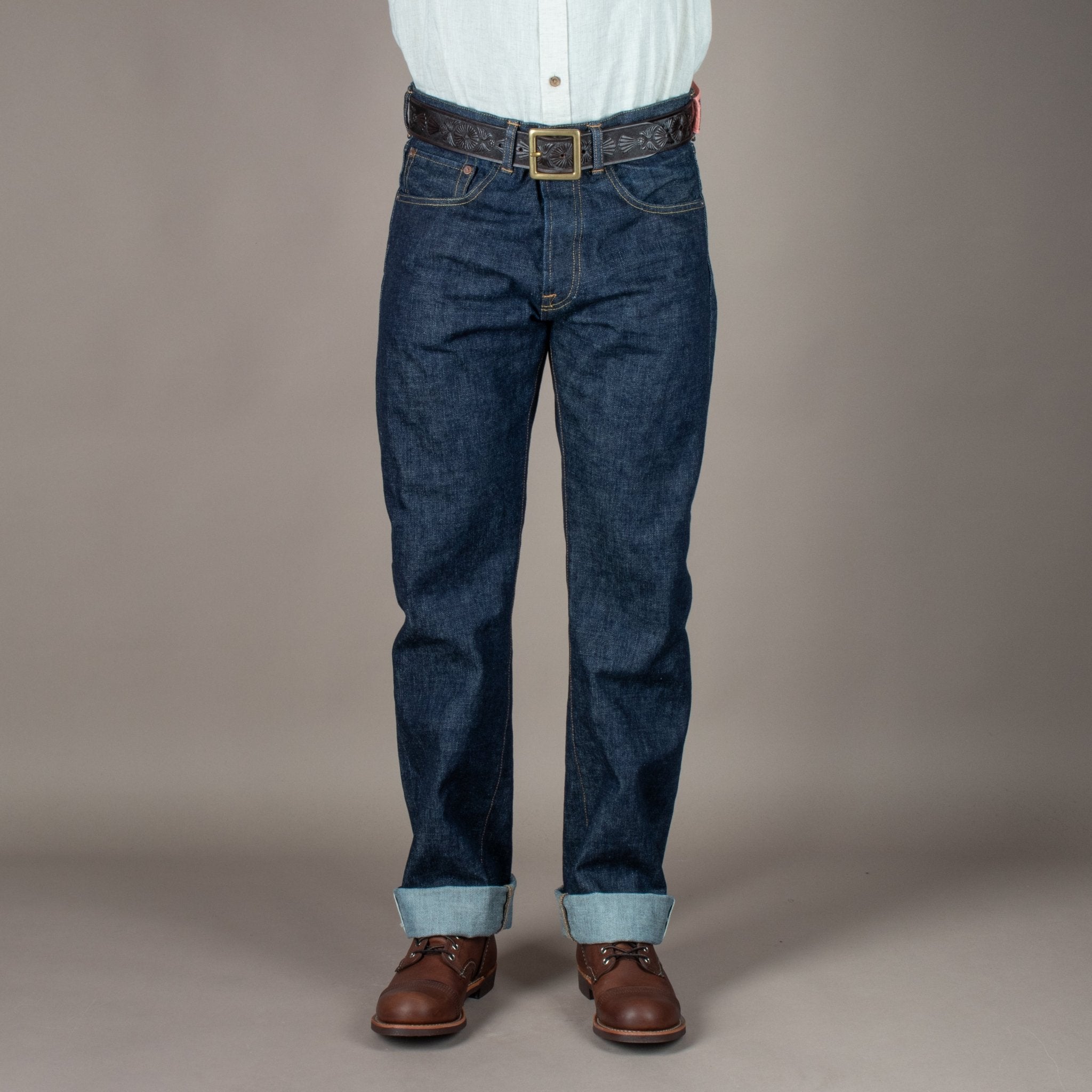 Pantalon Indigofera Clint Jeans Shiroyama 18 oz délavé British Parts Lucerne