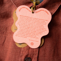 Indigofera Delray Shirt, Linen Rust Shirt, British Parts Lucerne