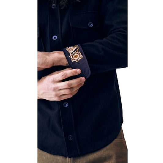 IndigoferaIconic Shirt Melton WoolShirtBritish Parts Lucerna