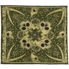 IndigoferaIndigofera Skull Bandana GreenHalstuchBritish Parts Luzern