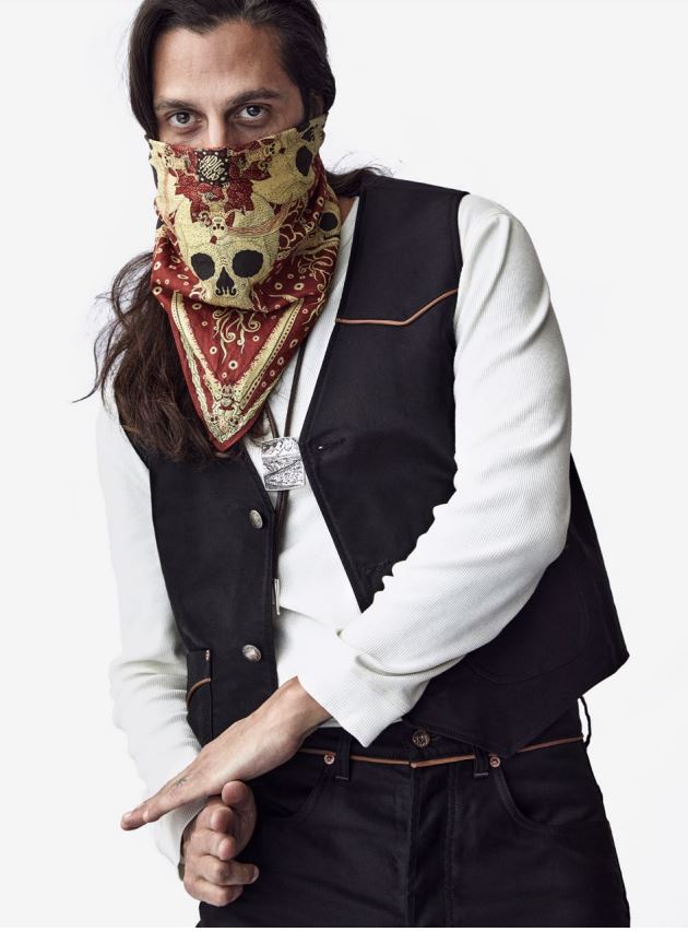 IndigoferaIndigofera Skull BandanaHalstuchBritish Parts Luzern