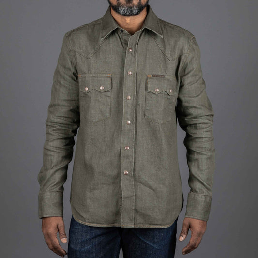 IndigoferaRyman Carson Denim Chemise verteChemiseBritish Parts Luzern