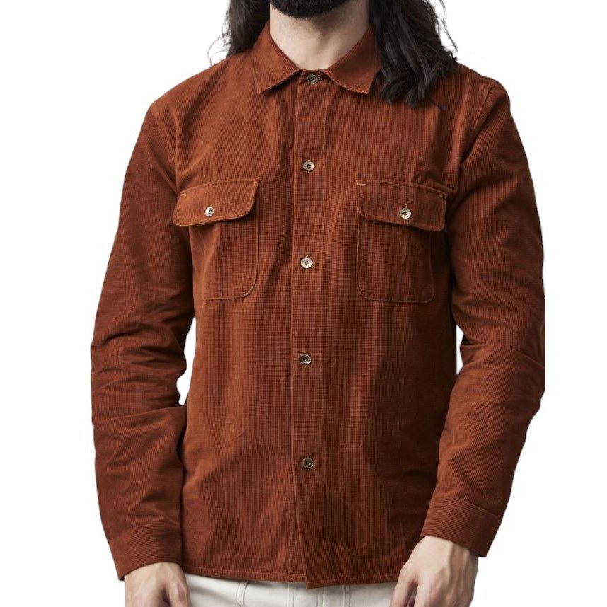 IndigoferaWebster Square Corduroy RustHemdBritish Parts Luzern