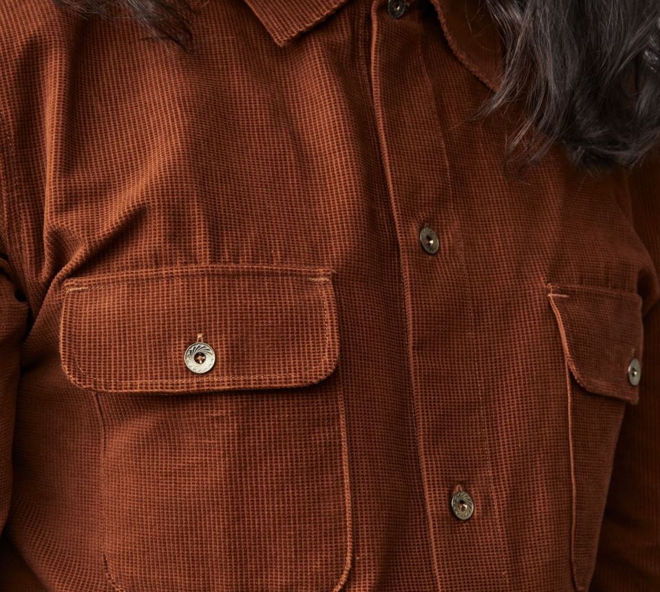 IndigoferaWebster Square Corduroy RustHemdBritish Parts Luzern