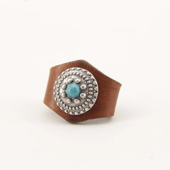 Jean DesselBandana Lederring Saragosa braunHalstuchBritish Parts Luzern