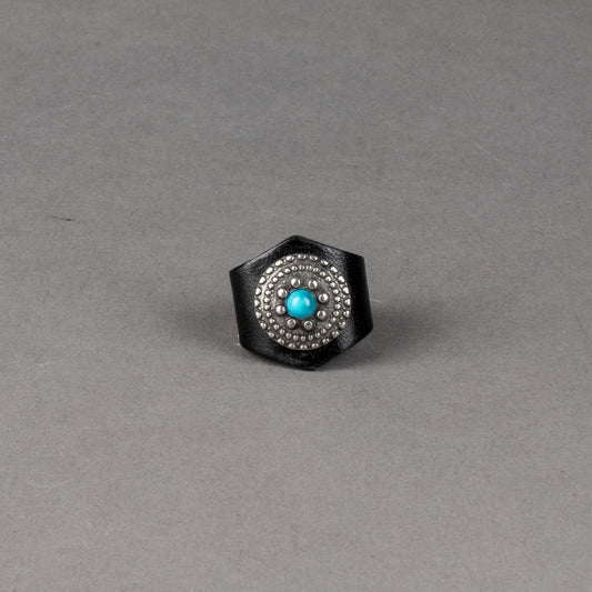 Jean DesselBandana Lederring Saragosa schwarzHalstuchBritish Parts Luzern